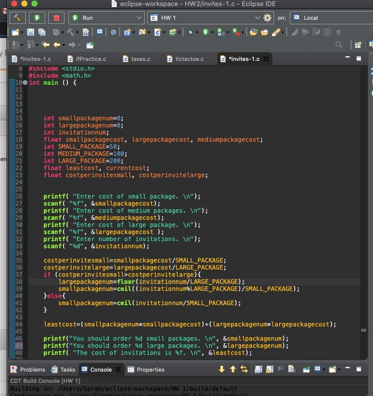 my code, can some please help me? Introduction to C - Programming