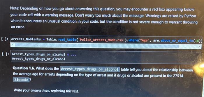 many times each of those primary charges occurred in the data. Question