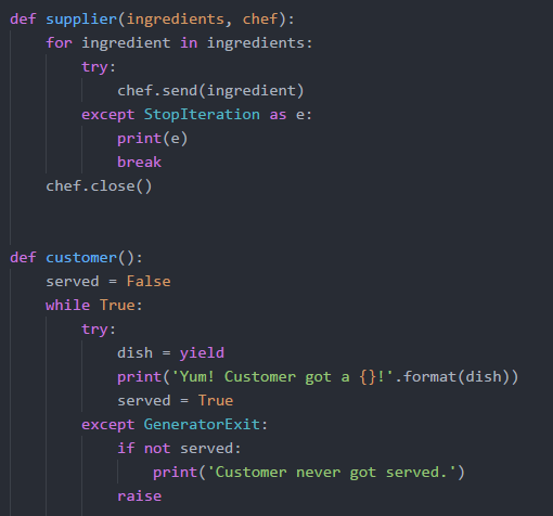 Finish the last if statement in python Description: Your job is to
