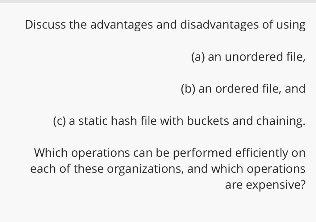 Hello this question is related to database management please don't use your