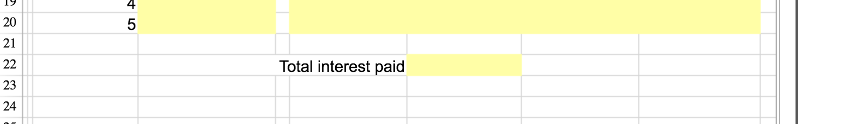 of $67,500. The interest rate is 7 percent per year, and the