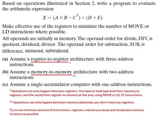  Based on operations illustrated in Section 2, write a program to