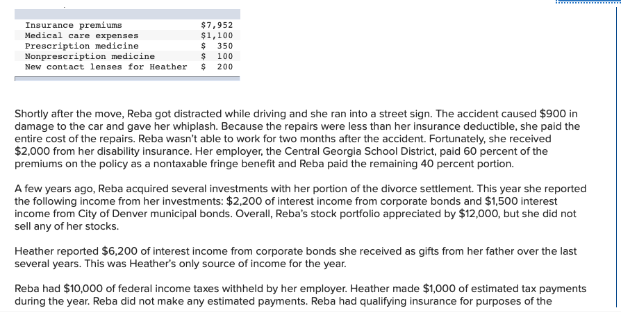 the questions displayed below.] Reba Dixon is a fifth-grade school teacher who