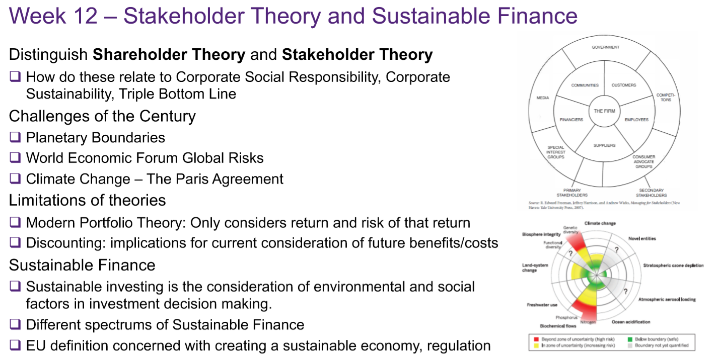 considering only risk and return? Explain. (Mention the concepts discussed in Lecture