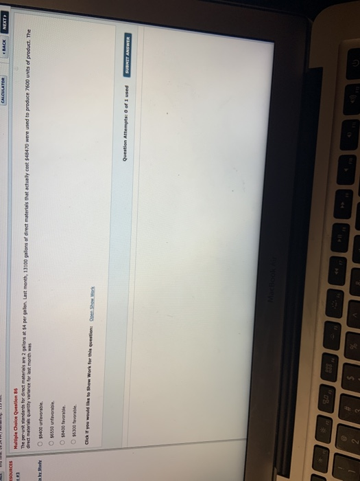  H iple Choice Question 16 The per andards for direct m