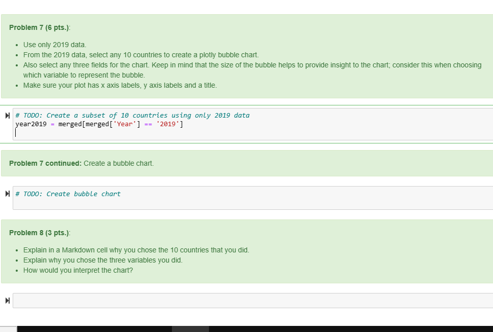 I need help with both problems 7 and 8. See the image