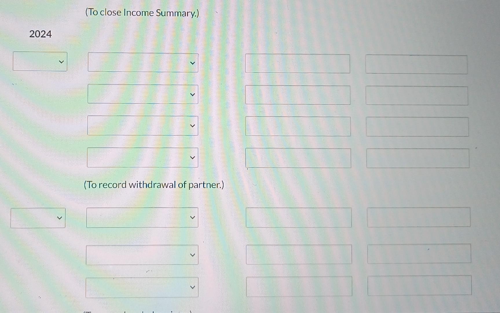 the profit recognized each year, calculate how it is to be allocated