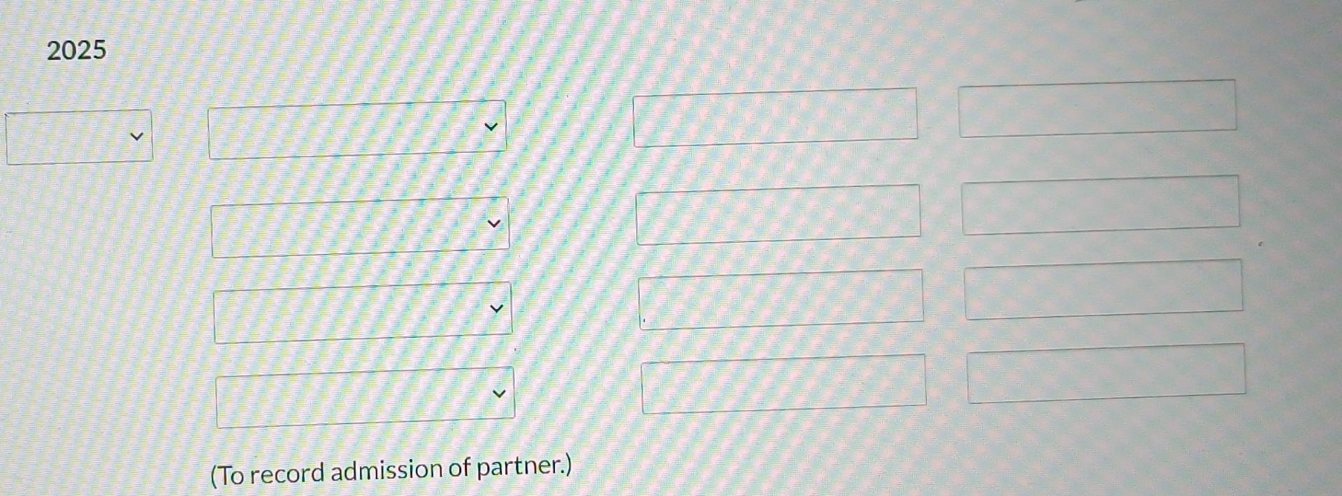 List all debit entries before credit entries. If no entry is required,