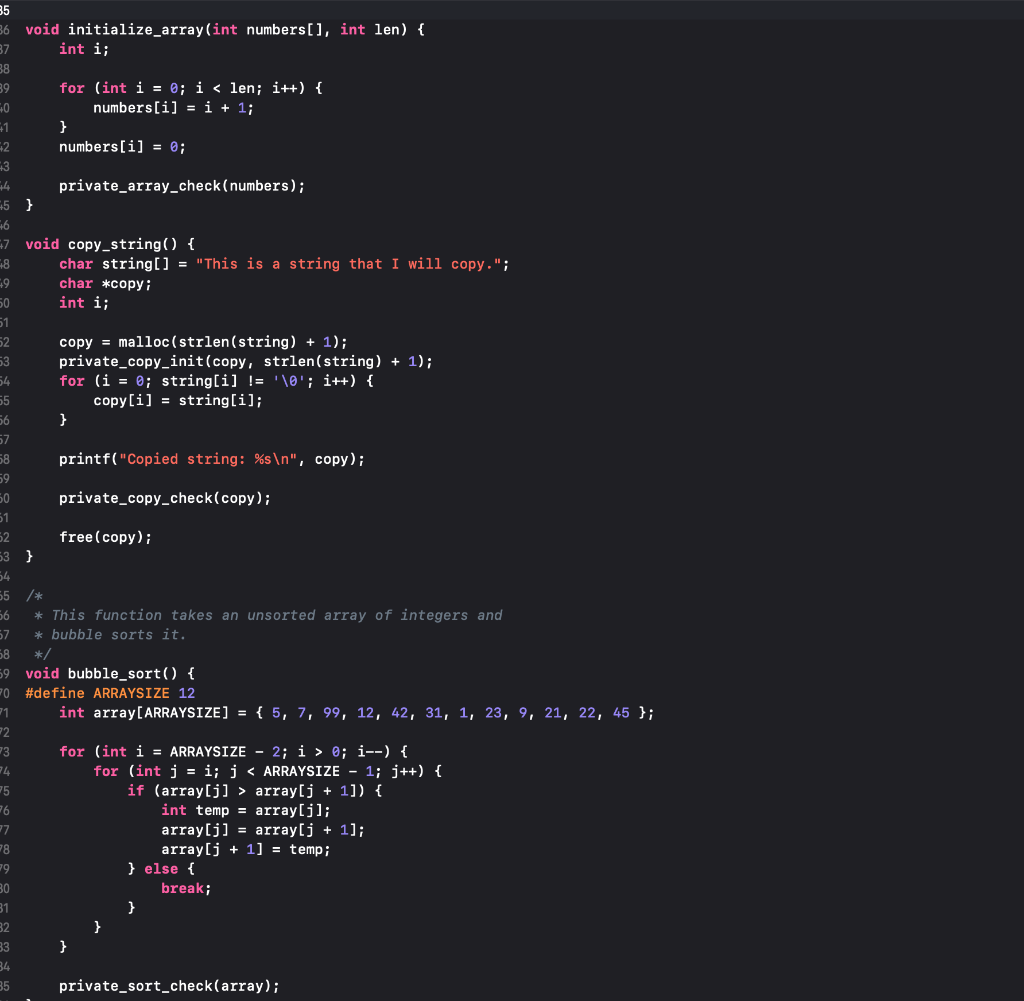  There are three error in this code. Find all of them.