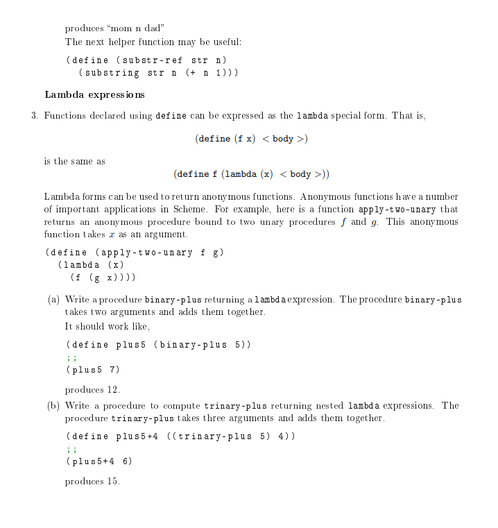 next mathematical expression, write a recursive Scheme procedure to compute its first