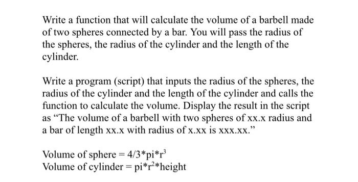  Using MATLAB please solve/answer Write a function that will calculate the