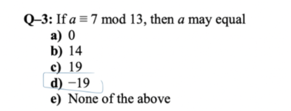e) None of the above Q-5: The number of vertices in the