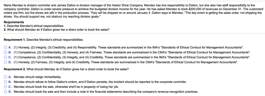 Maria Mendez is division controller and James Datton is division manager