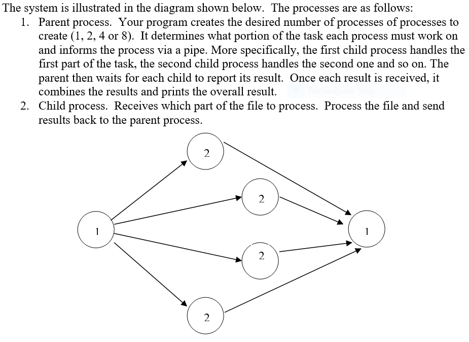 Hello I need help writing a c++ program. This project creates processes