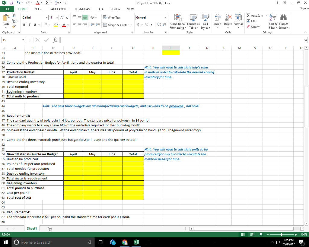 FORMULAS DATA REVIEW VIEW Sign in AutoSum Calibri General Paste B 1