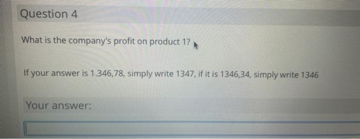 Total Cost classification Number units Sales Direct materials Direct labour E 1000,00