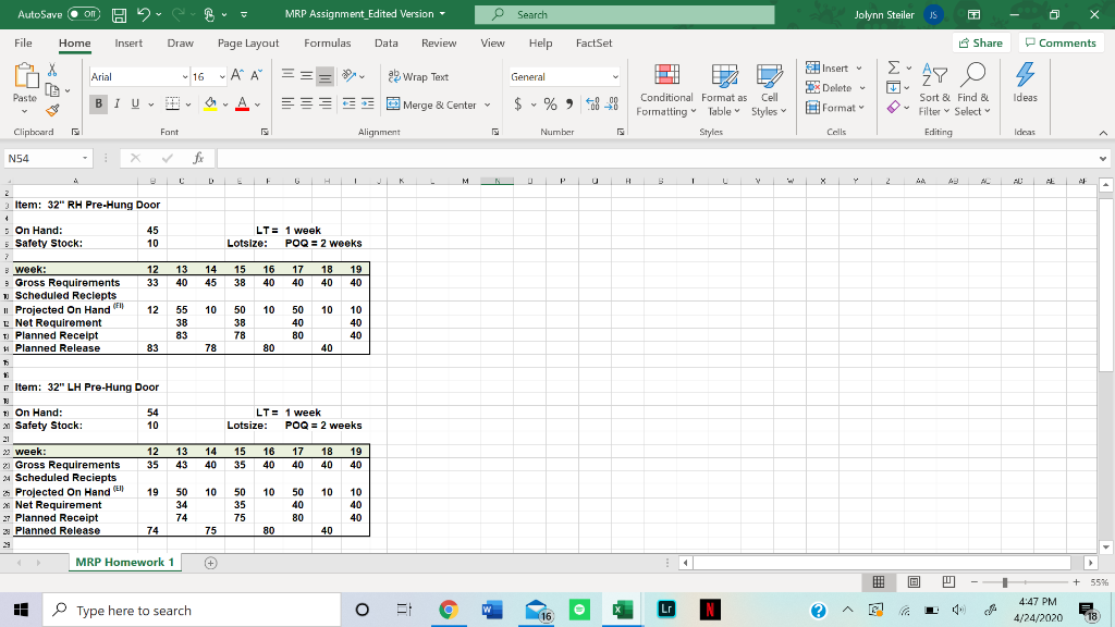 For this assignment you will use the correct solution to Assignment 1