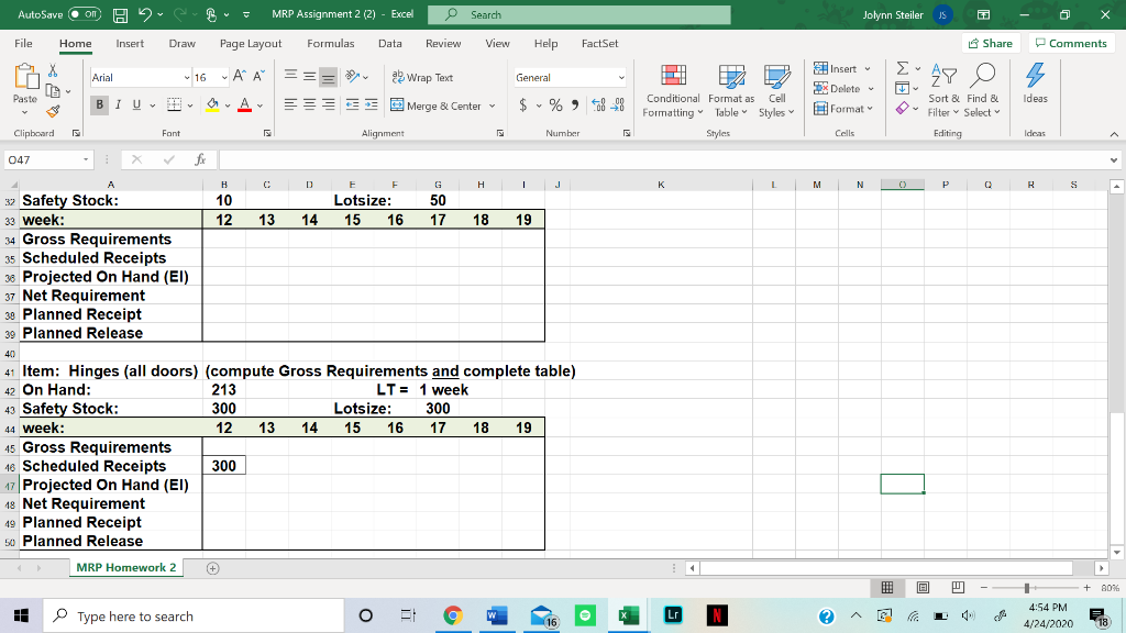 description: Second half of the correct solution to Assignment 1. Based on