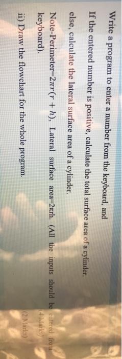  Write a program to enter a number from the keyboard, and