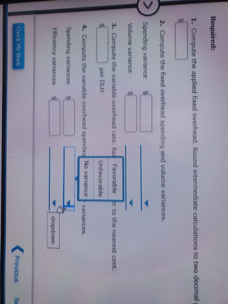 The total fixed overhead budgeted for the coming year is 5832,500. Predetermined