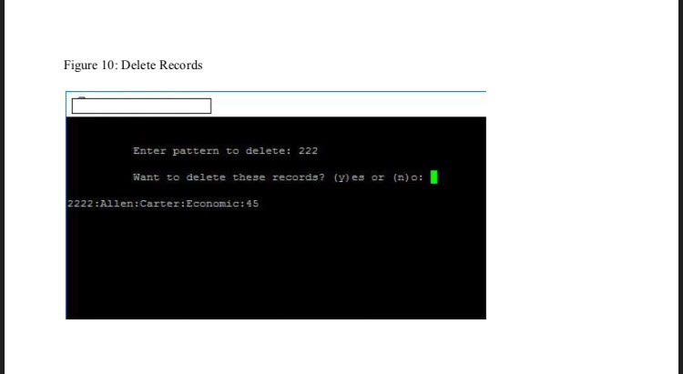 case statement to detemine what choice the user made, and perform the