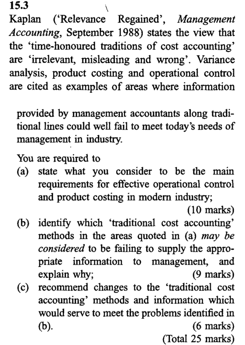reduction, but when cost reduction is necessary it is not obvious that