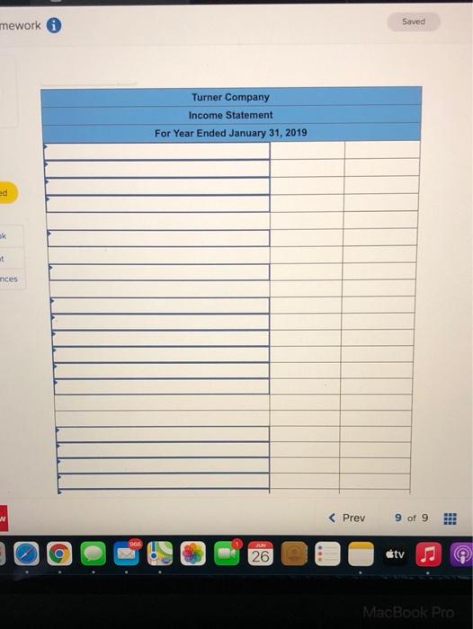 Company is found on the trial balance tab, Rent expense and salaries