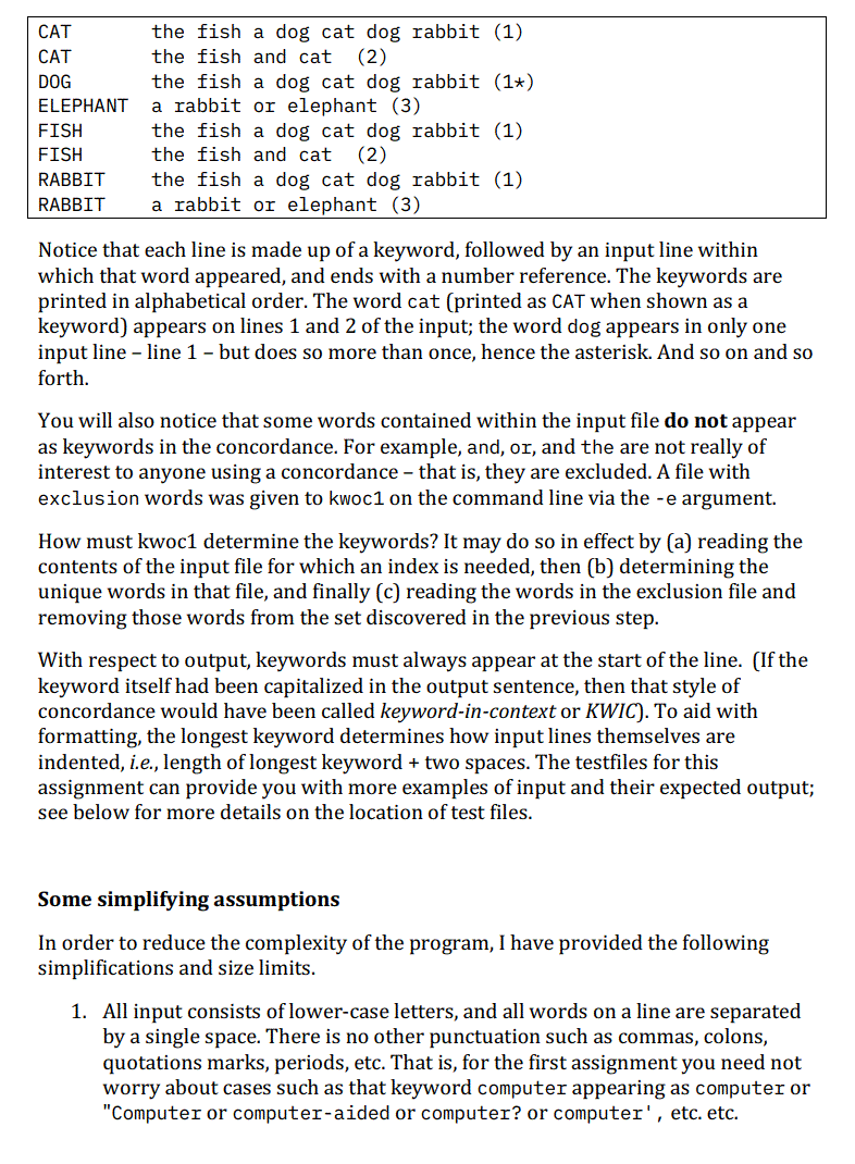 of C by solving a problem involving a tool used by many