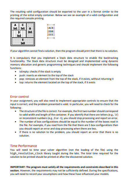 rectangles) and a container (i.e., bounding box), we want to find one