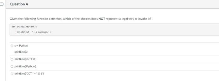  printLine(CCT111) printLine(Python)