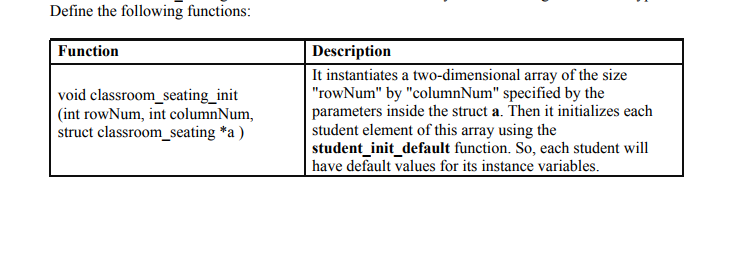 in student's information, and create a classroom seating arrangement with a number