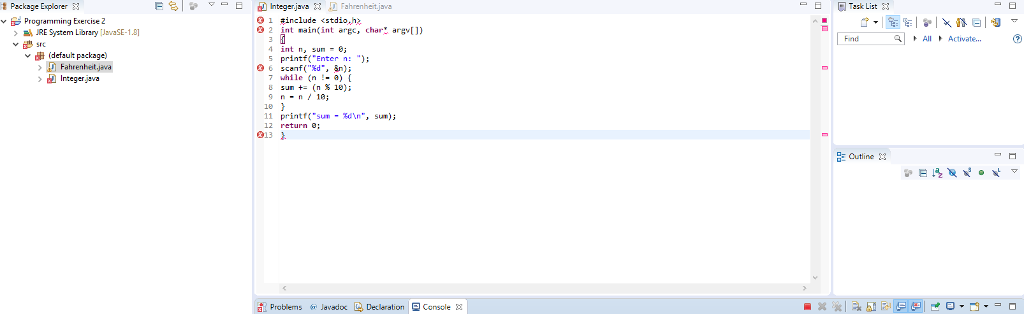 Java program help I have this program but in Eclipse IDE I