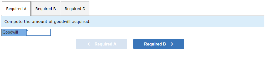 Exercise 8-20A Computing and recording goodwill LO 8-10 Arizona Corp. acquired the