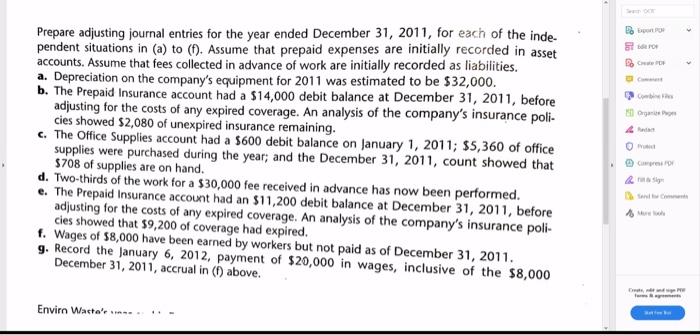  D Export PDF POH DOC PDF Org Prepare adjusting journal entries