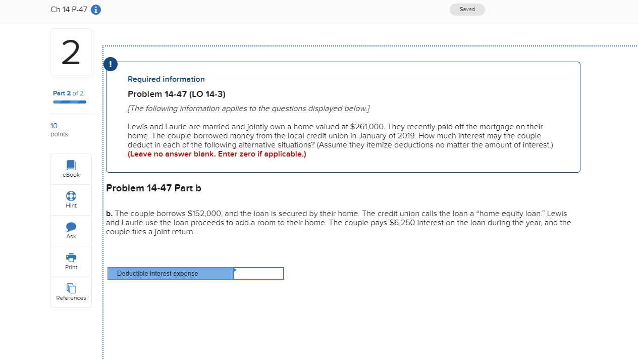 incorrect for the work you have completed so far. It does not