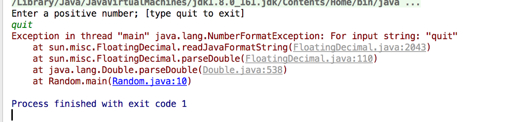 Java Scanner and While loop question I try to prompt user to