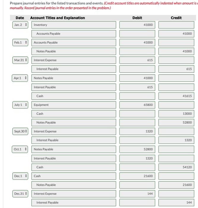 following are selected transactions of Sheffield Company. Sheffield prepares financial statements quarterly.