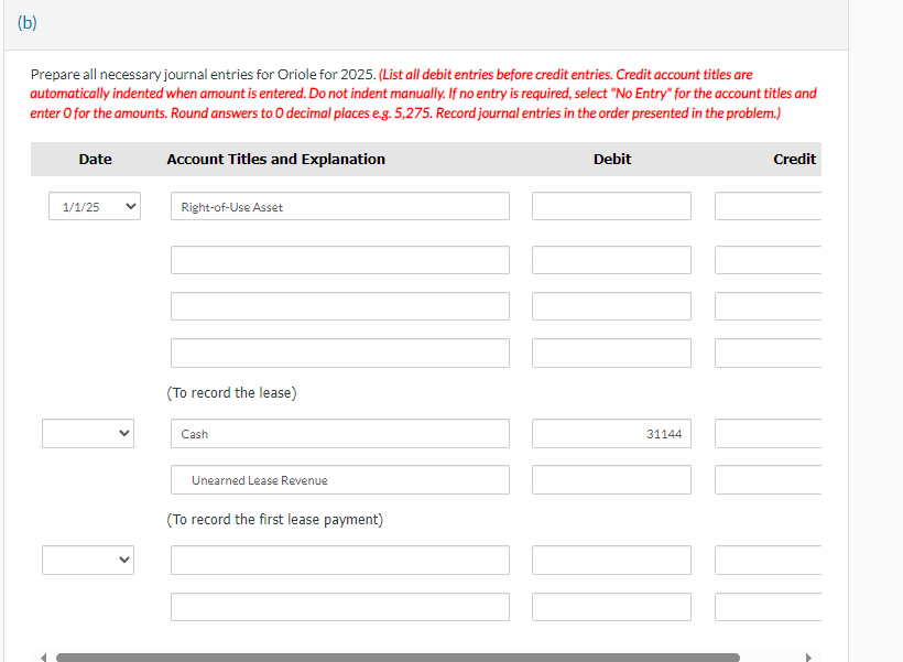  THERE ARE 8 JOURNAL ENTRY ROWS PLEASE DONT TAKE THE QUESTION