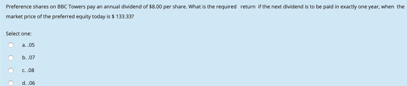 c. diversifiable risk d. systematic risk The risk-free rate is 5% and