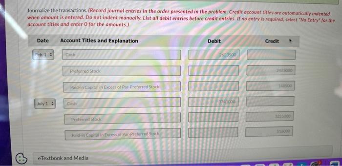 common stock. The par value of the preferred is $50. During the