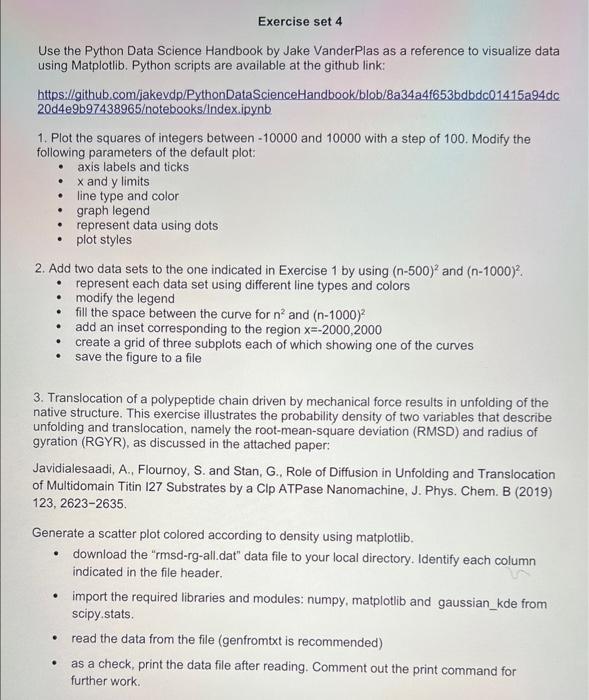  Need a python code for the following questions please!! All i
