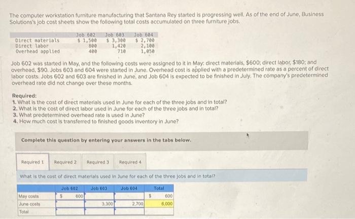 I really need help on questions 1,2,and 4!! The computer workstation furniture