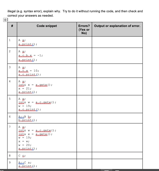 definitions, then answer the following questions. #include 