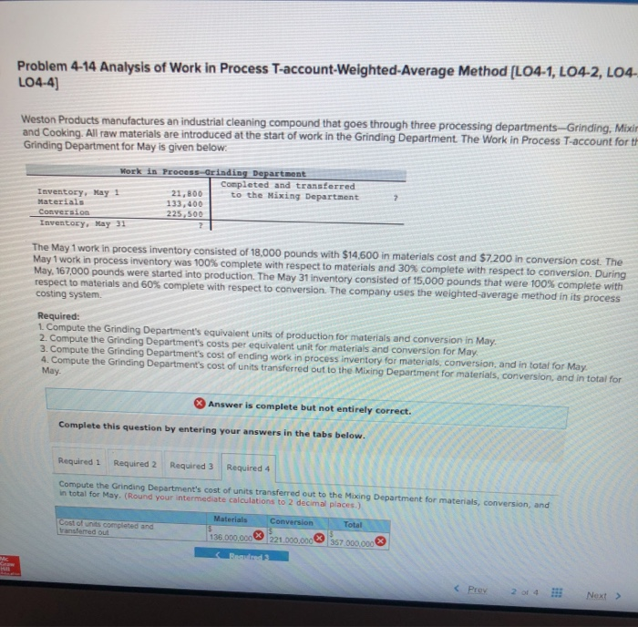 Method [LO4-1, LO4-2, L04 LO4-4) Weston Products manufactures an industrial cleaning compound