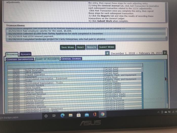tab, click Add Transaction to journalize each subsequent transaction related to the