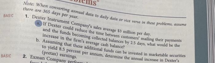  Note: When converting annual data to daily data or vice versa