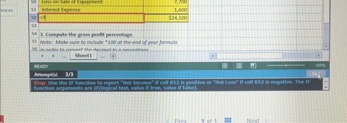How do i make a formula in excel using the IF formula
