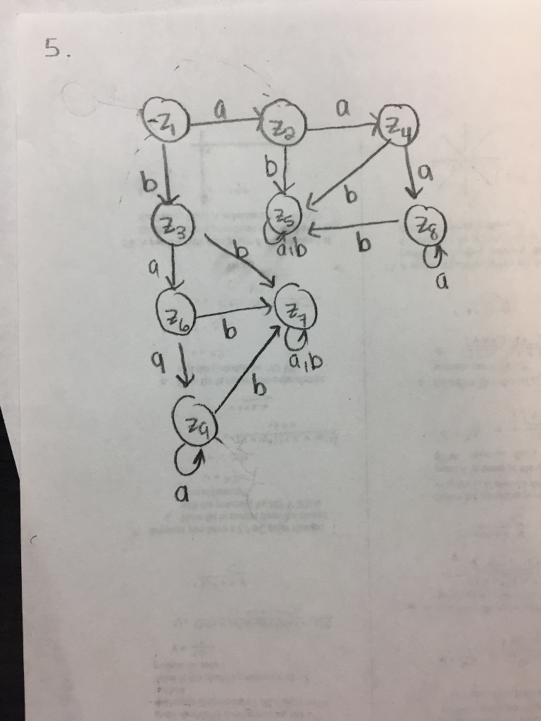 . Using the bypass and state-elimination algorithm to convert the following into