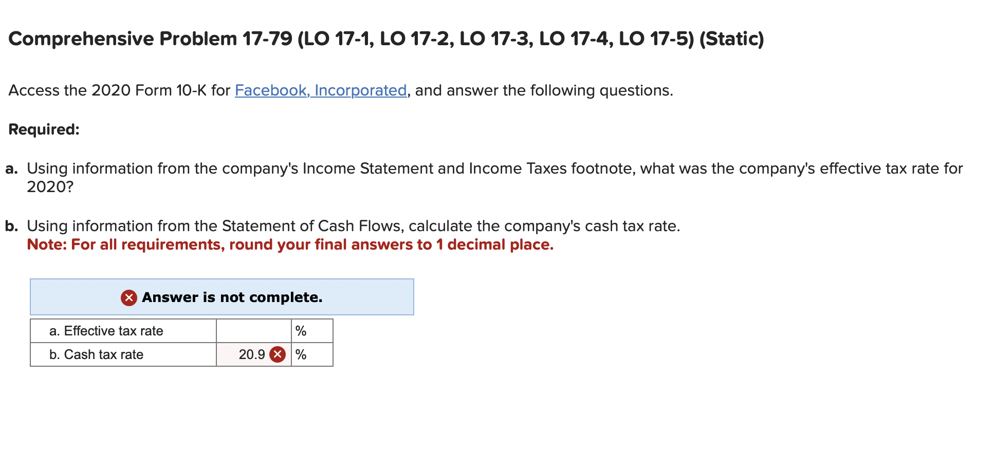  Comprehensive Problem 17-79 (LO 17-1, LO 17-2, LO 17-3, LO 17-4,