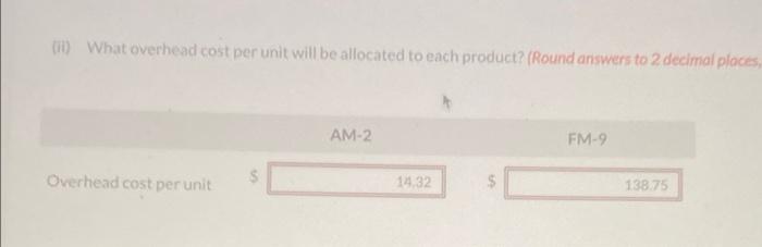 identined three actMycost pools Pool Cost Cost Driver Assembly 5632.500 Directibor hours